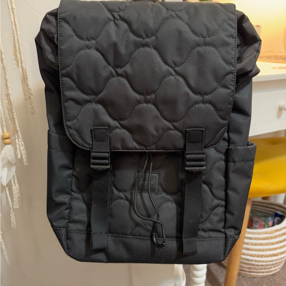 Herschel Supply Company Black Quilted Backpack